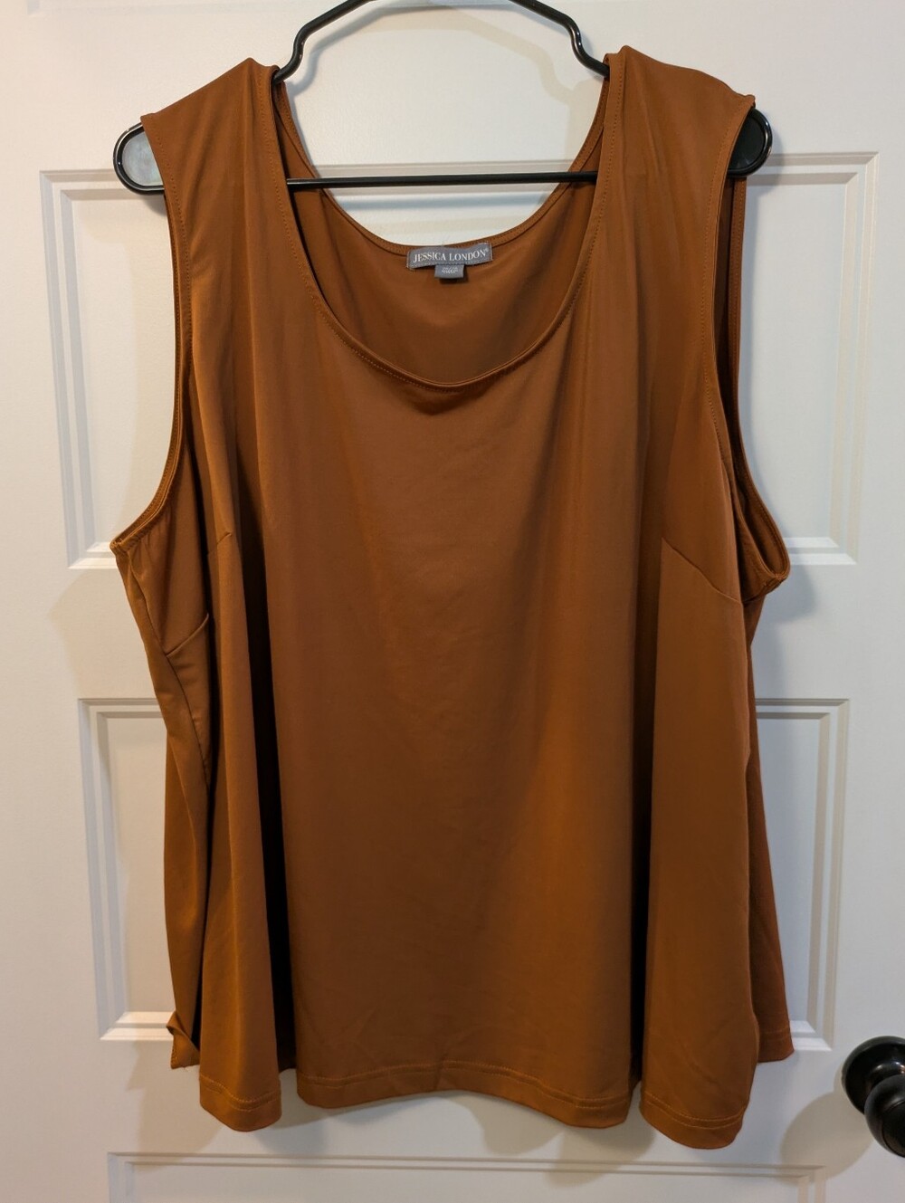 🔴 3/$15 JESSICA LONDON Women's Sleeveless Scoop Neck Tank